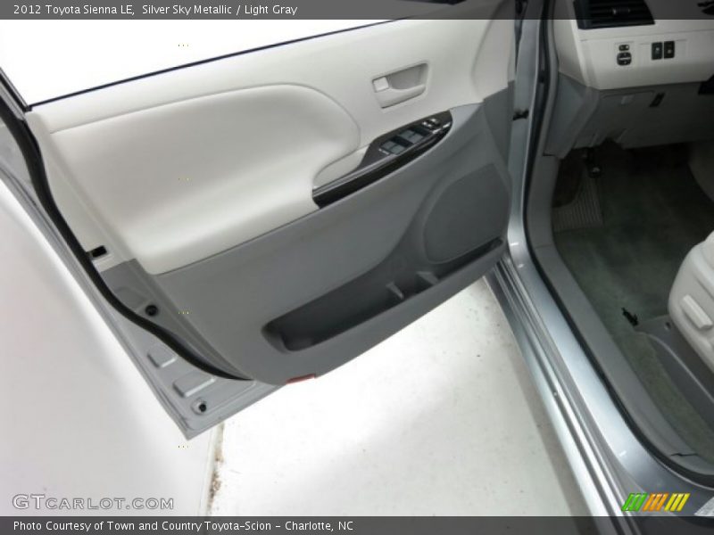 Silver Sky Metallic / Light Gray 2012 Toyota Sienna LE