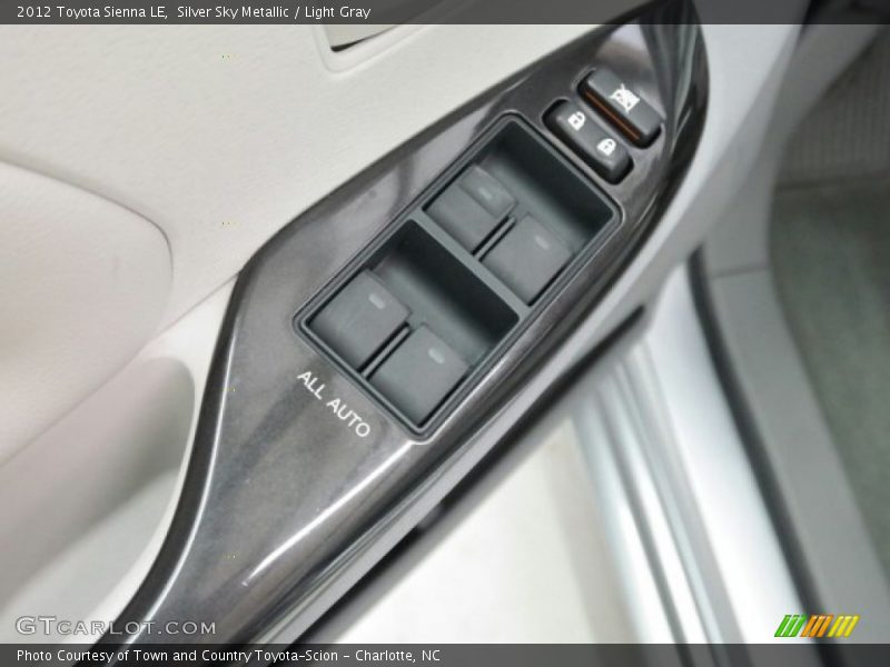 Silver Sky Metallic / Light Gray 2012 Toyota Sienna LE