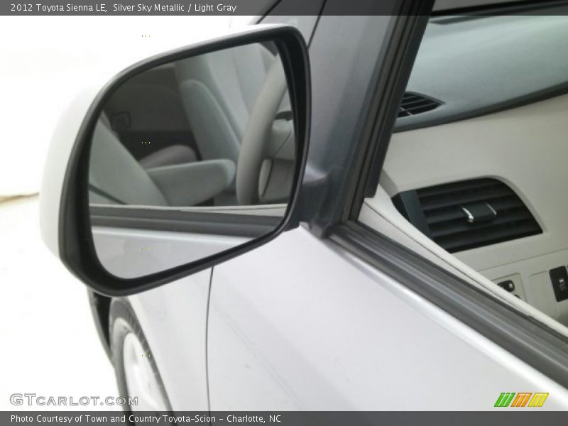 Silver Sky Metallic / Light Gray 2012 Toyota Sienna LE