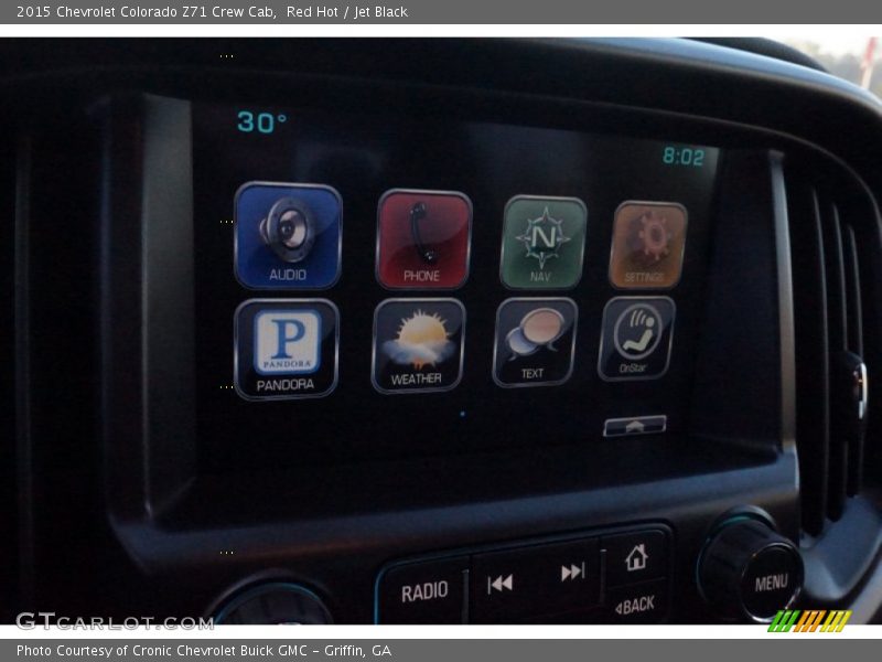 Red Hot / Jet Black 2015 Chevrolet Colorado Z71 Crew Cab