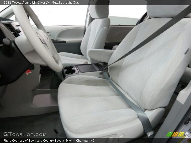 Silver Sky Metallic / Light Gray 2012 Toyota Sienna LE