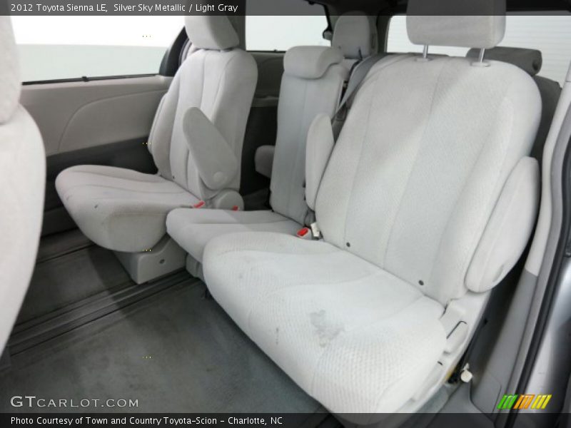 Silver Sky Metallic / Light Gray 2012 Toyota Sienna LE