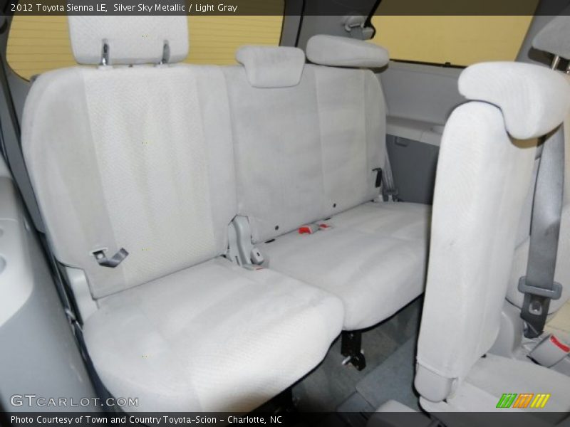 Silver Sky Metallic / Light Gray 2012 Toyota Sienna LE