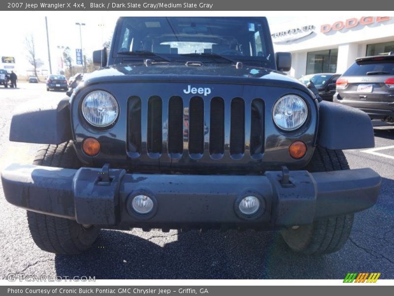 Black / Dark Slate Gray/Medium Slate Gray 2007 Jeep Wrangler X 4x4