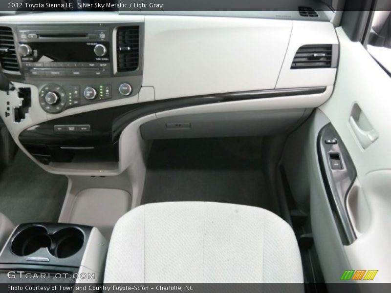 Silver Sky Metallic / Light Gray 2012 Toyota Sienna LE