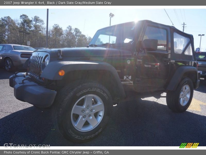 Black / Dark Slate Gray/Medium Slate Gray 2007 Jeep Wrangler X 4x4