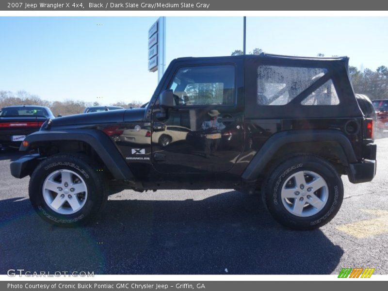 Black / Dark Slate Gray/Medium Slate Gray 2007 Jeep Wrangler X 4x4