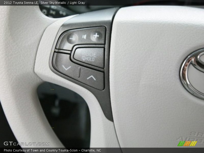 Silver Sky Metallic / Light Gray 2012 Toyota Sienna LE