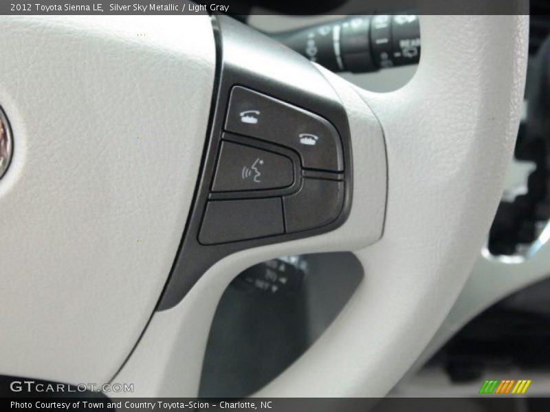 Silver Sky Metallic / Light Gray 2012 Toyota Sienna LE