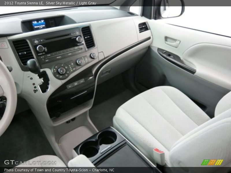 Silver Sky Metallic / Light Gray 2012 Toyota Sienna LE