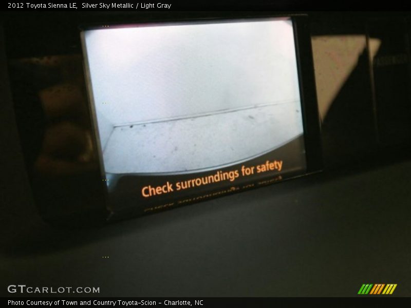 Silver Sky Metallic / Light Gray 2012 Toyota Sienna LE