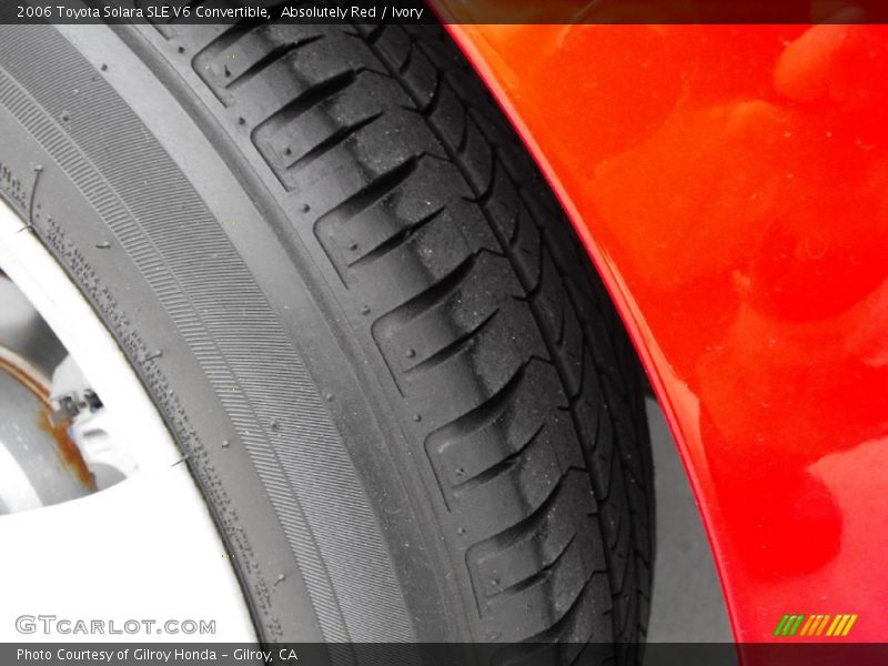 Absolutely Red / Ivory 2006 Toyota Solara SLE V6 Convertible