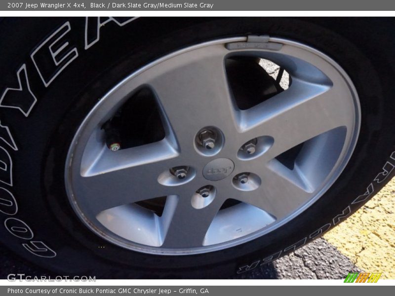 Black / Dark Slate Gray/Medium Slate Gray 2007 Jeep Wrangler X 4x4