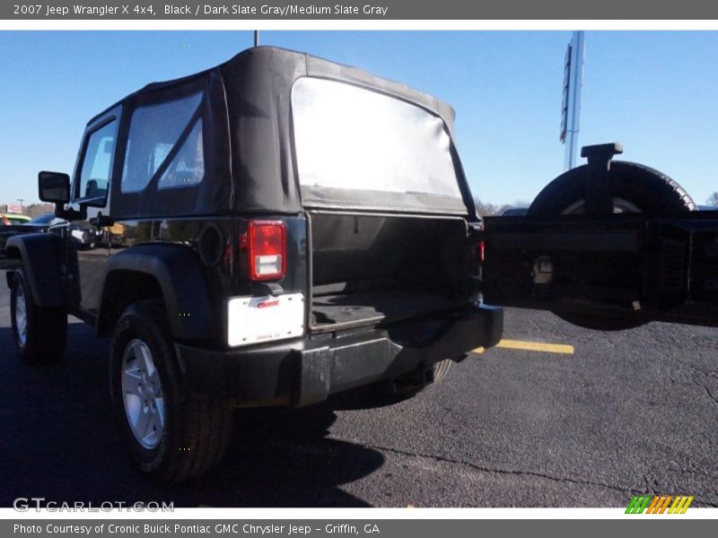 Black / Dark Slate Gray/Medium Slate Gray 2007 Jeep Wrangler X 4x4