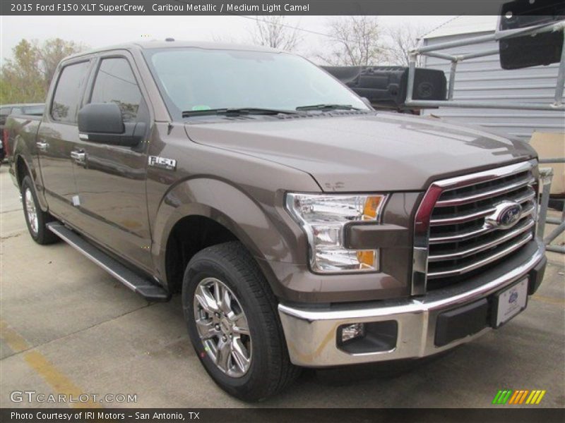 Caribou Metallic / Medium Light Camel 2015 Ford F150 XLT SuperCrew