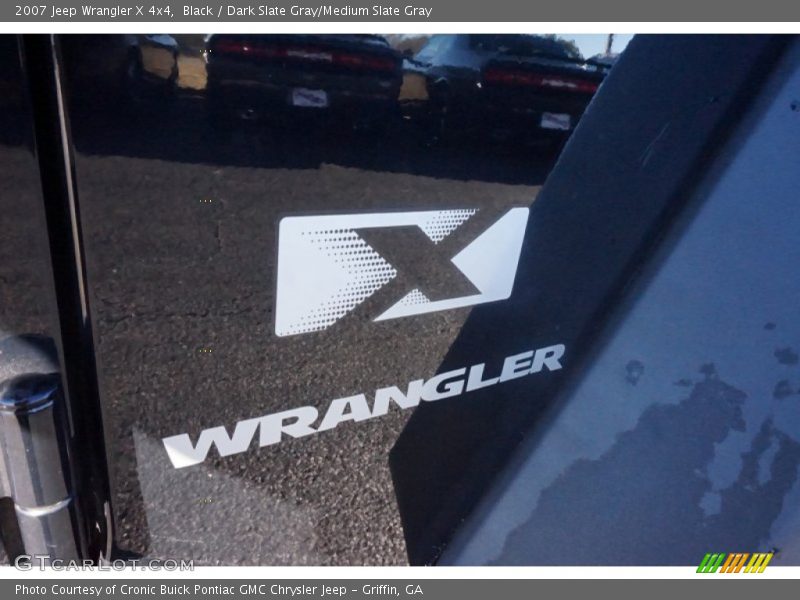 Black / Dark Slate Gray/Medium Slate Gray 2007 Jeep Wrangler X 4x4