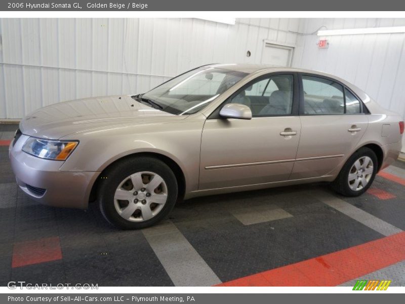 Golden Beige / Beige 2006 Hyundai Sonata GL