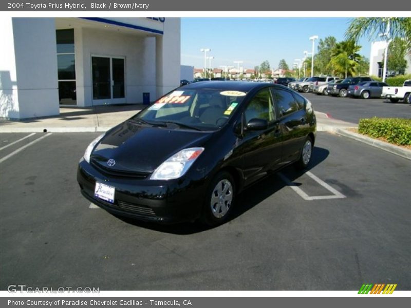 Black / Brown/Ivory 2004 Toyota Prius Hybrid