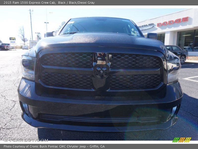 Black / Black/Diesel Gray 2015 Ram 1500 Express Crew Cab