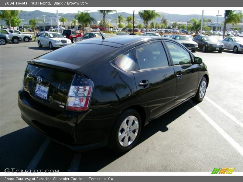 Black / Brown/Ivory 2004 Toyota Prius Hybrid