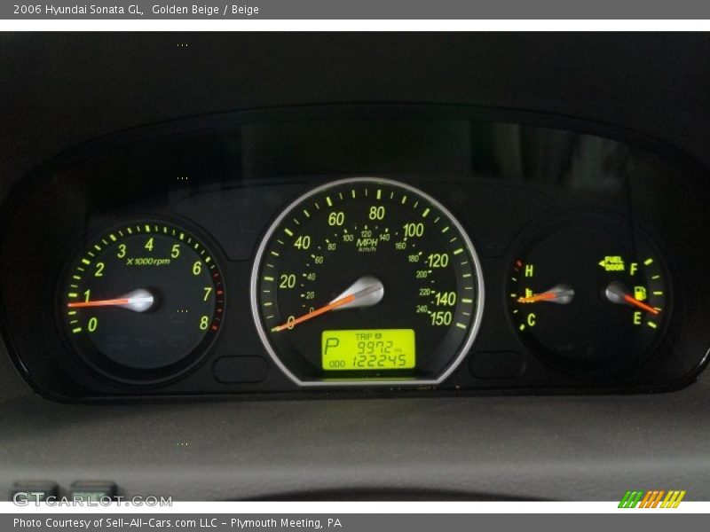  2006 Sonata GL GL Gauges