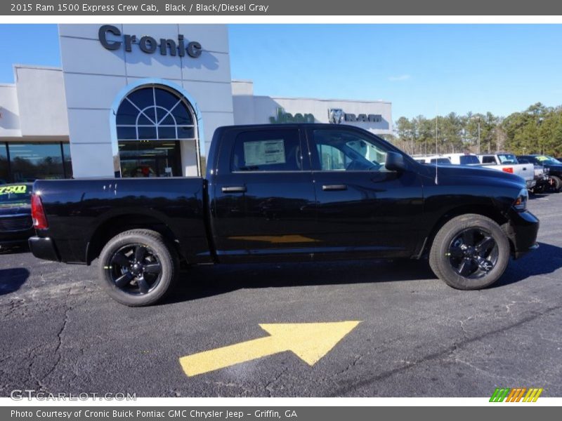Black / Black/Diesel Gray 2015 Ram 1500 Express Crew Cab
