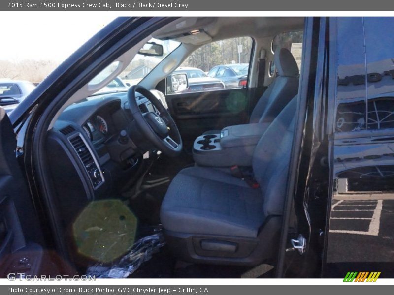 Black / Black/Diesel Gray 2015 Ram 1500 Express Crew Cab
