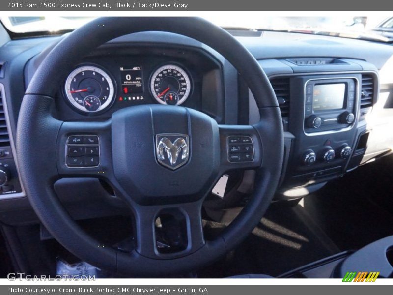 Black / Black/Diesel Gray 2015 Ram 1500 Express Crew Cab