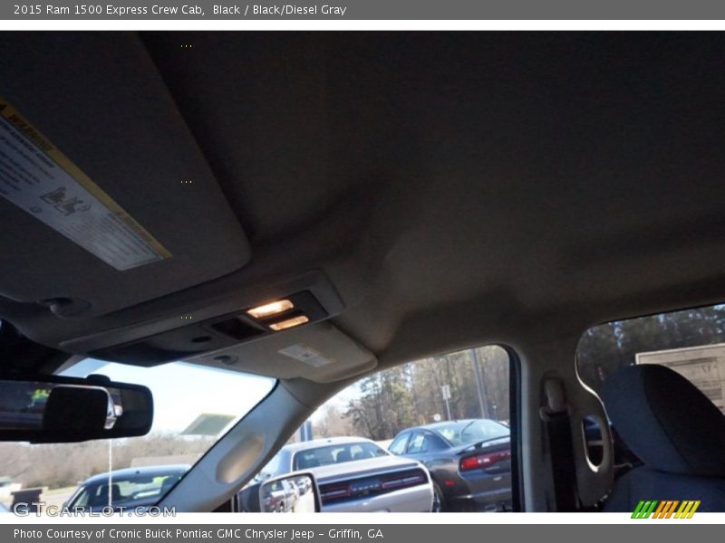 Black / Black/Diesel Gray 2015 Ram 1500 Express Crew Cab
