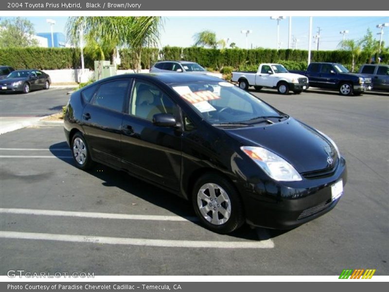 Black / Brown/Ivory 2004 Toyota Prius Hybrid