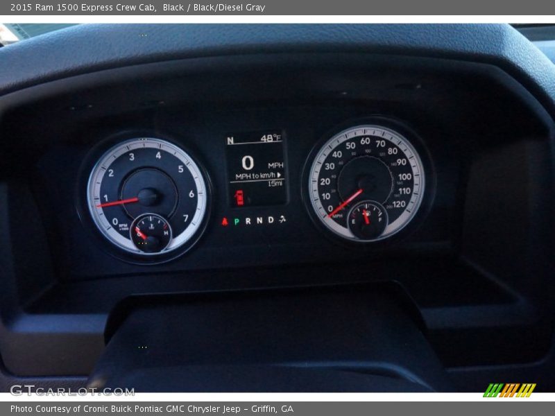 Black / Black/Diesel Gray 2015 Ram 1500 Express Crew Cab