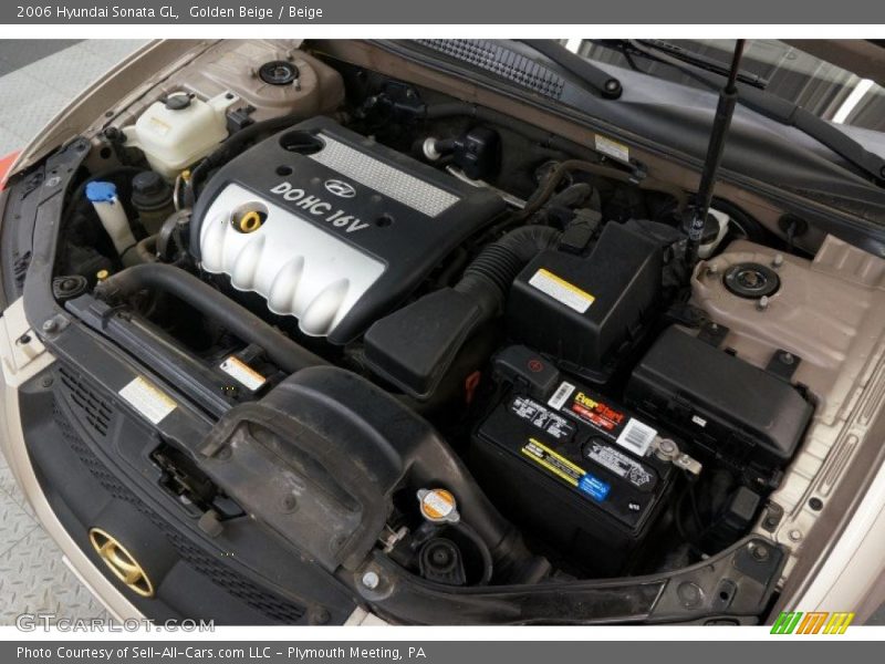 Golden Beige / Beige 2006 Hyundai Sonata GL
