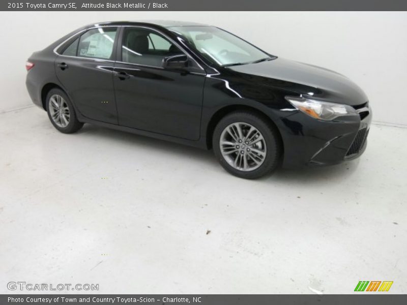 Attitude Black Metallic / Black 2015 Toyota Camry SE