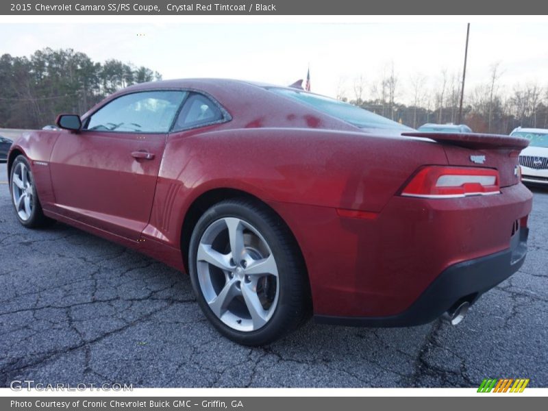 Crystal Red Tintcoat / Black 2015 Chevrolet Camaro SS/RS Coupe