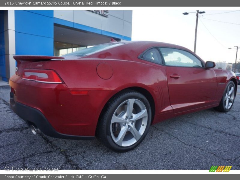 Crystal Red Tintcoat / Black 2015 Chevrolet Camaro SS/RS Coupe
