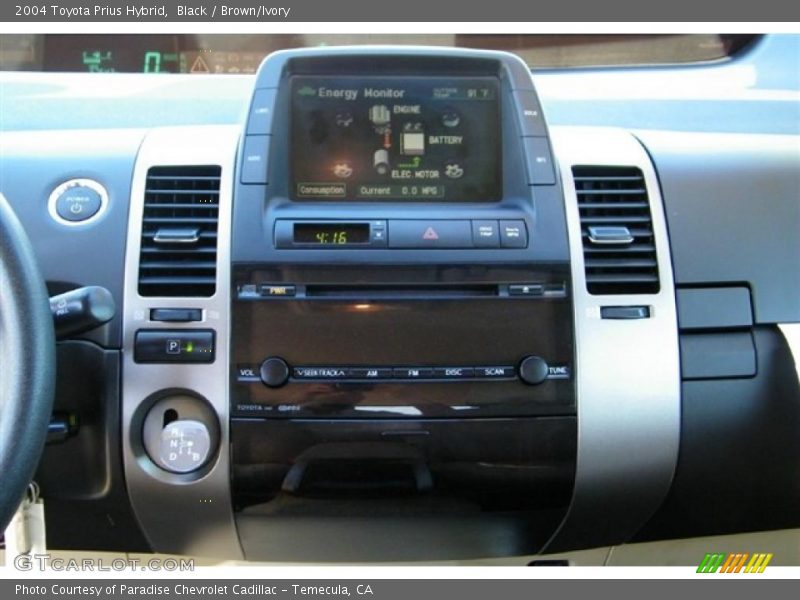Black / Brown/Ivory 2004 Toyota Prius Hybrid