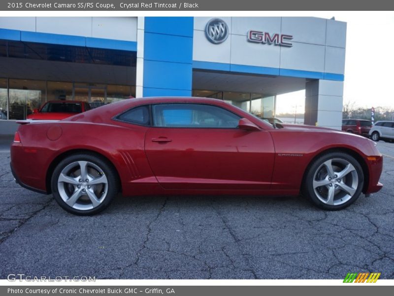 Crystal Red Tintcoat / Black 2015 Chevrolet Camaro SS/RS Coupe