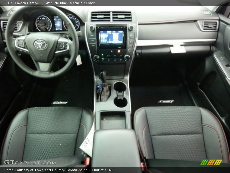 Attitude Black Metallic / Black 2015 Toyota Camry SE
