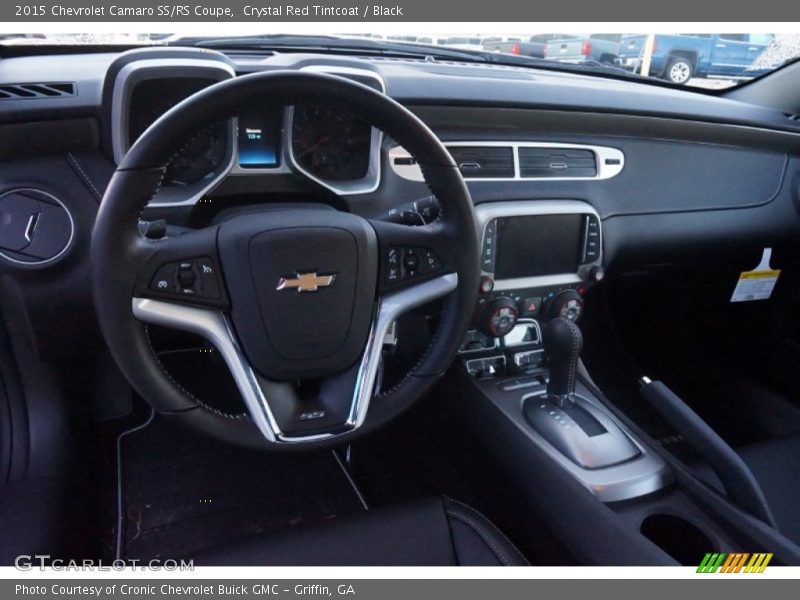 Crystal Red Tintcoat / Black 2015 Chevrolet Camaro SS/RS Coupe
