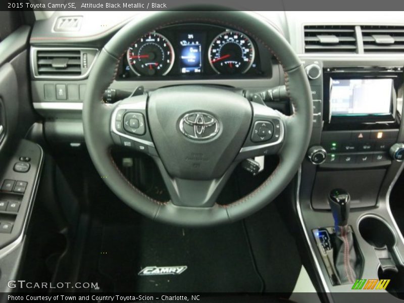 Attitude Black Metallic / Black 2015 Toyota Camry SE
