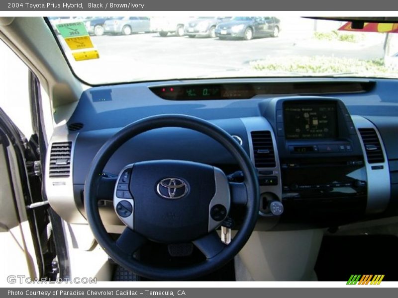 Black / Brown/Ivory 2004 Toyota Prius Hybrid