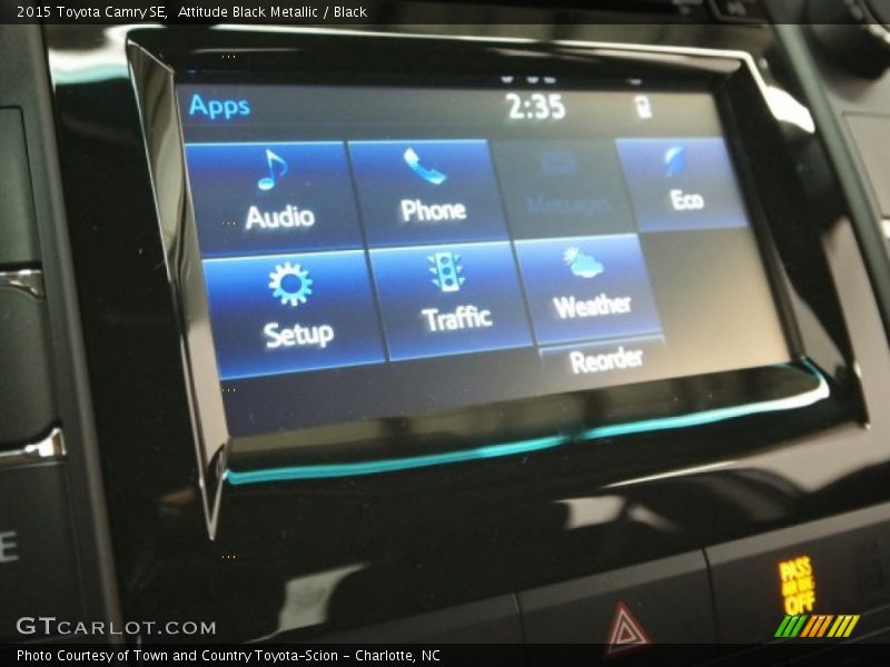 Attitude Black Metallic / Black 2015 Toyota Camry SE