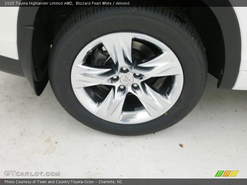 Blizzard Pearl White / Almond 2015 Toyota Highlander Limited AWD