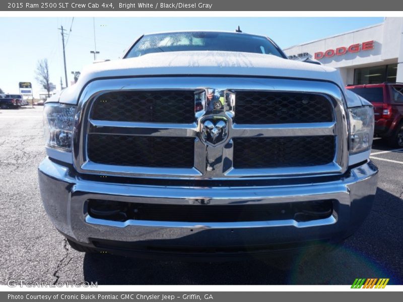 Bright White / Black/Diesel Gray 2015 Ram 2500 SLT Crew Cab 4x4
