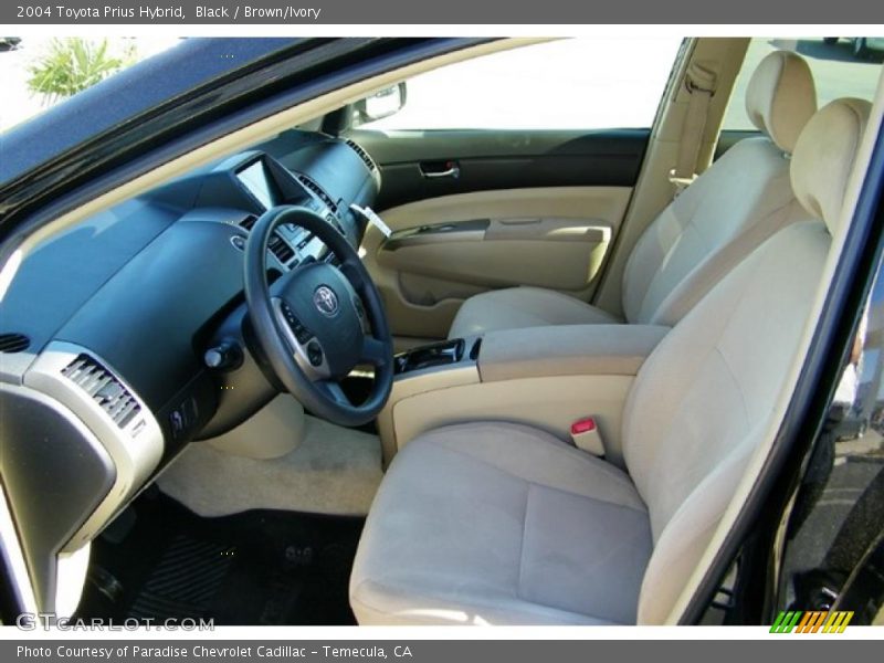 Black / Brown/Ivory 2004 Toyota Prius Hybrid