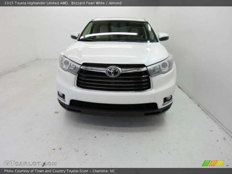 Blizzard Pearl White / Almond 2015 Toyota Highlander Limited AWD