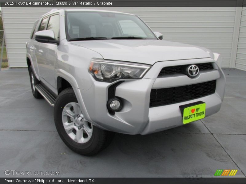 Classic Silver Metallic / Graphite 2015 Toyota 4Runner SR5