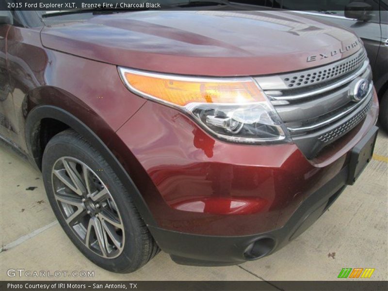 Bronze Fire / Charcoal Black 2015 Ford Explorer XLT
