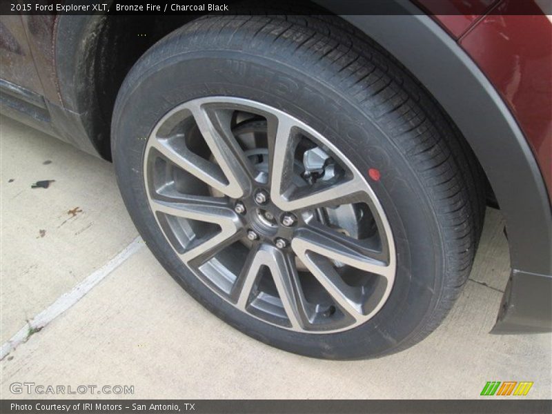Bronze Fire / Charcoal Black 2015 Ford Explorer XLT
