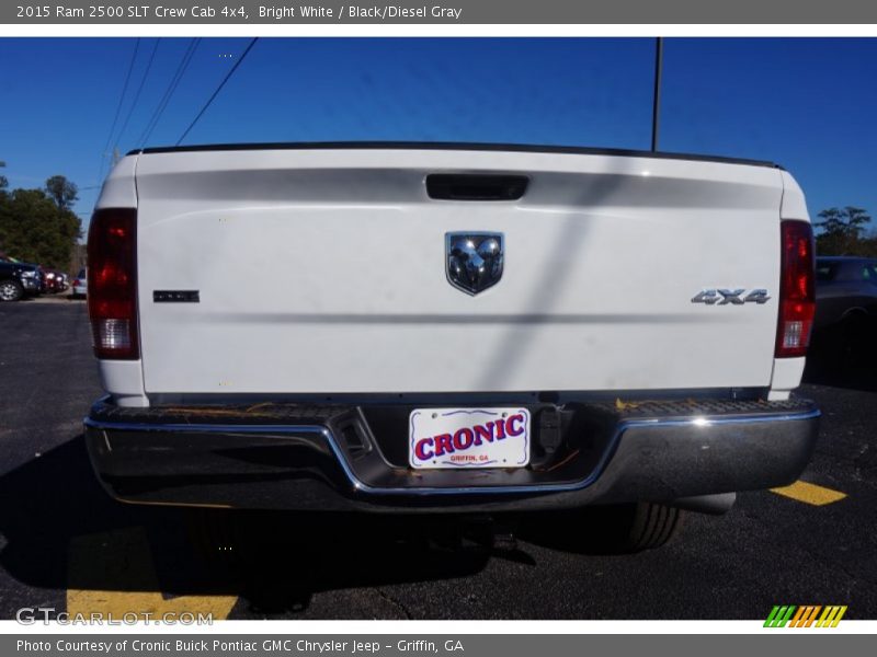 Bright White / Black/Diesel Gray 2015 Ram 2500 SLT Crew Cab 4x4